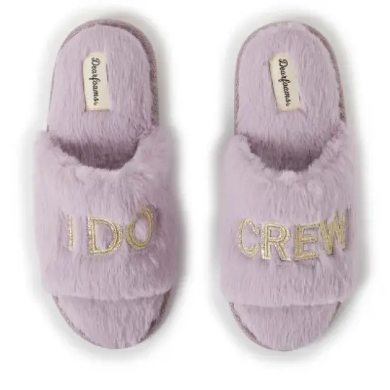 Dearfoams Womens Lane Bridal Slide Slippers image {7}