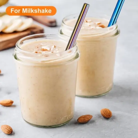 Unique Bargains 304 Stainless Steel Durable Reusable Heart Shape Drinking Straw 8.46" x 0.31"(L*W) image {5}