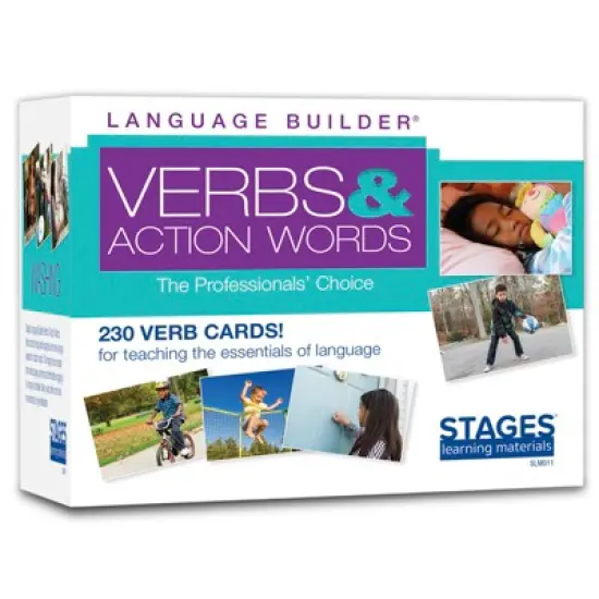 Stages Learning Materials Language Builder Picture Cards, Verbs image {2}