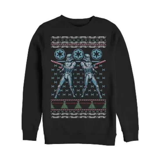 Men's Star Wars Ugly Christmas Candy Stormtrooper Sweatshirt image {2}