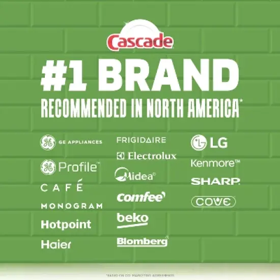 Dawn Cascade Free & Clear Action Pacs Dishwasher Detergent Tablets - Lemon Essence image {8}