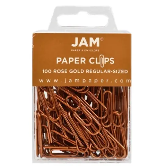 JAM Paper 1" 100pk Colorful Standard Paper Clips - Regular image {12}