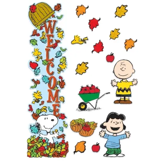 Eureka&reg; Peanuts&reg; Fall All-In-One Door Decor Kit image {1}