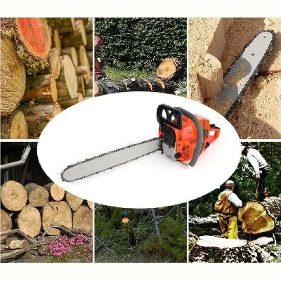 Topteng 52CC Chainsaw 20"/22" Bar Powered Engine 2 Cycle Gasoline Chain Saw image {5}