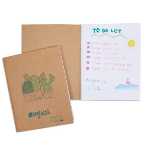 Paper Junkie 48 Pack Small Blank Notebooks for Kids Bulk, Kraft Paper Journals for Students, Sketching (4.3 x 5.6 In) image {4}