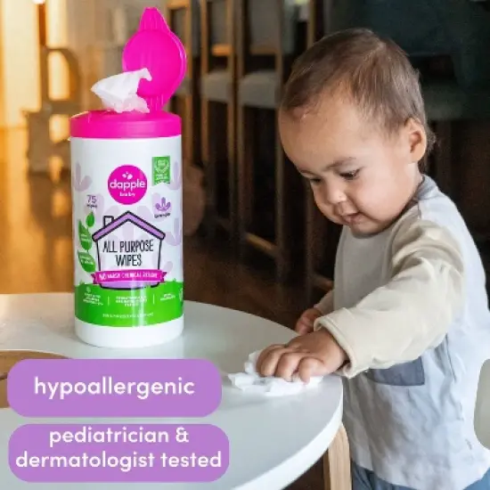 Dapple All Purpose Lavender Cleaning Wipes - 75ct image {3}
