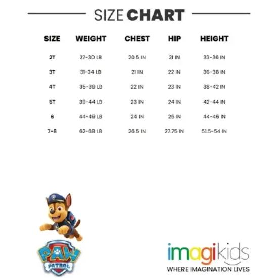 Paw Patrol Rubble Marshall Chase 3 Pack T-Shirts Toddler image {6}