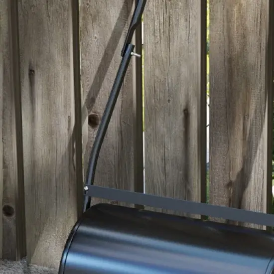 Outsunny Lawn Roller, Push/Tow Behind Sod Roller with U Shaped Handle, Water Filled Yard Roller for Garden, Lawn, Backyard image {5}