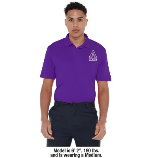 Men's Albion College Adult Polo Left Chest Logo image {2}