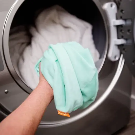 Boon Puff Inflatable Baby Bather with Quick Dry Microfleece Cover for Newborns and Infants image {6}