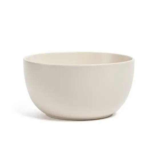 over&back 2.3qt Coupe Hand-Finished Stoneware Tall Serving Bowl Semi-Matte image {9}