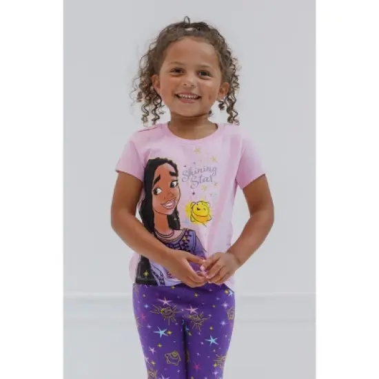 Disney Wish Asha Star Girls T-Shirt and Leggings Outfit Set Toddler to Little Kid image {1}