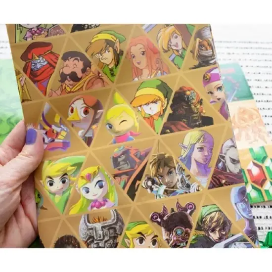 The Legend of Zelda 9-Piece Wrapping Paper Kit image {5}