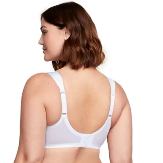 Glamorise Womens MagicLift Seamless T-Shirt Wirefree Bra 1080 White image {1}
