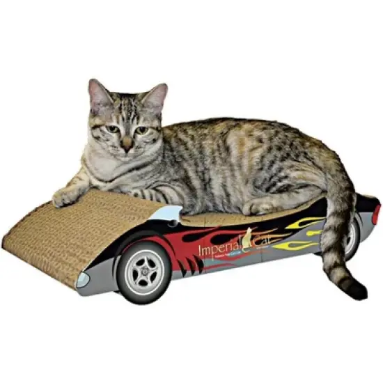 Imperial Cat Scratch 'n Shapes Racer Scratcher - Assorted Color image {4}