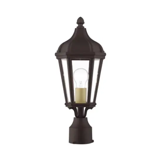 Livex Lighting Morgan 1 - Light Post Light in  Bronze image {2}
