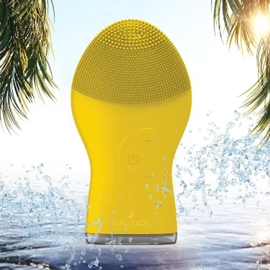 Nautica PC120 Sonic Facial Cleansing Brush Made with Ultra Hygienic Soft Silicone, Waterproof and Rechargeable Face Scrub Brush for Men & Women image {9}