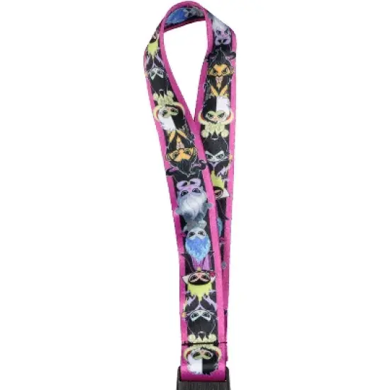 Disney Villains Chibi Print Wrist Strap Lanyard for Keys with 2" Rubber Keychain image {2}