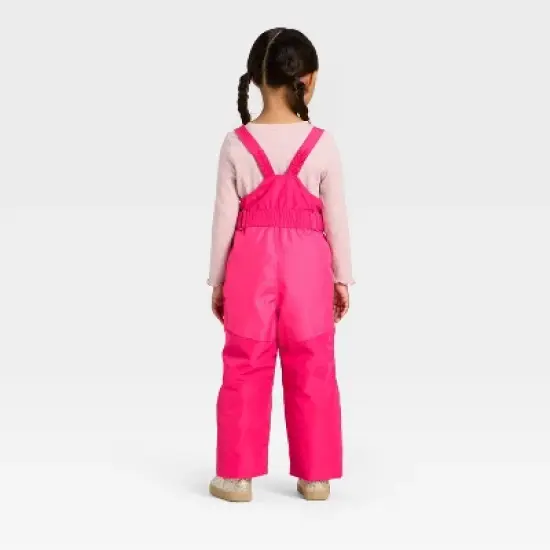 Toddler Girls' Solid Snow Bib - Cat & Jack&trade; Pink image {1}