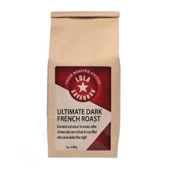 Lola Savannah Ultimate Dark French Roast Whole Bean Caffeinated Coffee - 32oz image {8}