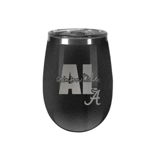 NCAA Alabama Crimson Tide 10oz Onyx Wine Tumbler image {3}