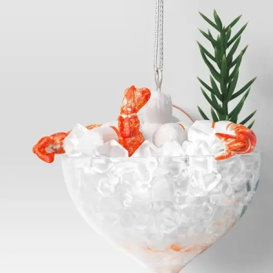 4" Christmas Shrimp Cocktail Ornament - Wondershop&trade; image {2}