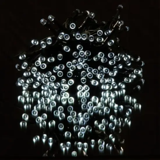 Nature Spring Solar Powered 200-Bulb 72' Outdoor LED String Lights image {4}