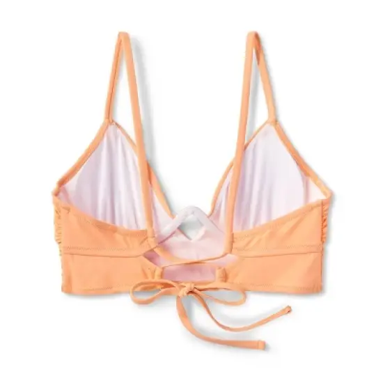 Women's Shirred Keyhole Underwire Bikini Top - Shade & Shore&trade; Peach image {6}