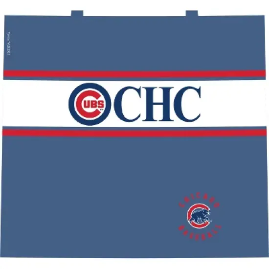 MLB Chicago Cubs Retro Sport Venture Water Bottle - 24oz: Portable Plastic Drinkware image {1}