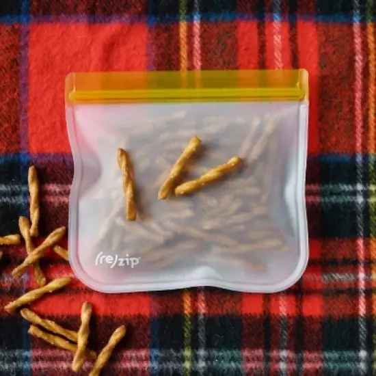 (re)zip Reusable Leak-proof Food Storage Flat&nbsp;Sandwich&nbsp;Lunch Bag - 5ct image {9}