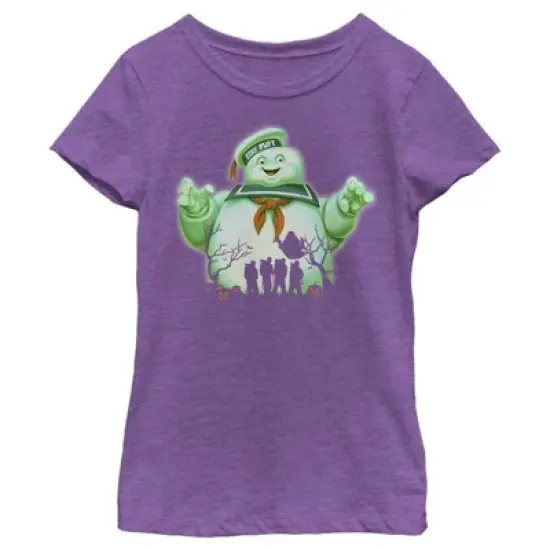 Girl's Ghostbusters Halloween Stay Puft Marshmallow Man T-Shirt image {6}