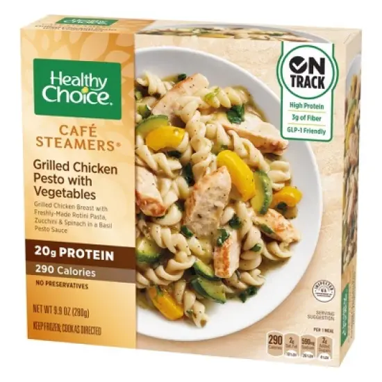 Healthy Choice Caf&eacute; Steamers Frozen Chicken Pesto Classico - 9.9oz image {1}