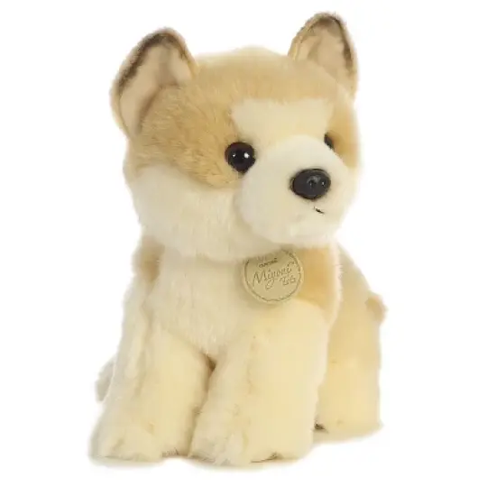 Aurora Miyoni Tots 9" Akita Puppy Brown Stuffed Animal image {1}