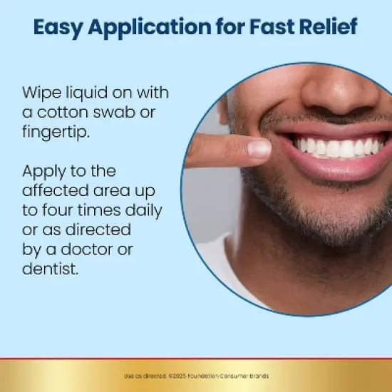 Anbesol Liquid Maximum Strength Instant Oral Pain Relief - 0.41oz image {3}