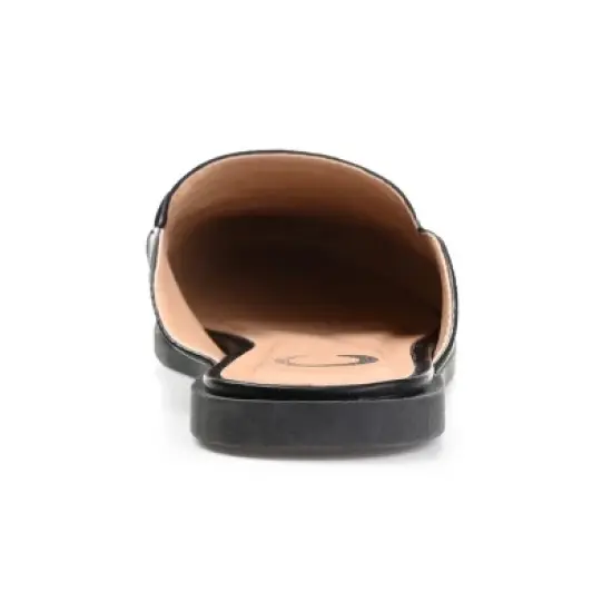 Journee Collection Womens Rubee Slip On Round Toe Mules Flats image {2}