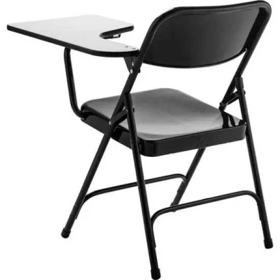 2pk Tablet Arm Folding Chair Black- Hampden Furnishings image {4}