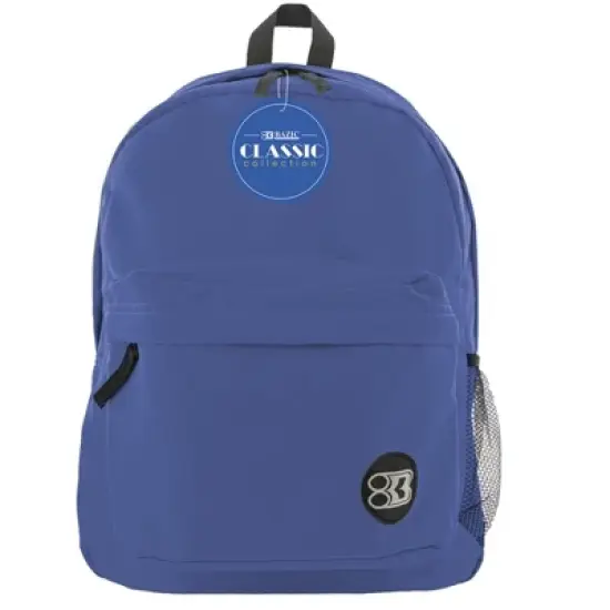 BAZIC Products&reg; Classic Backpack 17" Blue, Pack of 2 image {1}