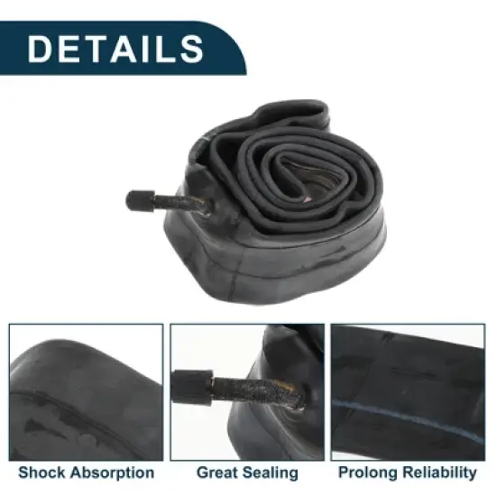 Unique Bargains Bike MTB Cycling Inner Tire 14x2.5 inch Durable Bent Valve Bicycle Inner Tube 1 Pcs image {4}