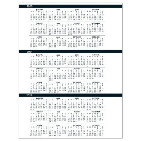 Recycled Two Year Monthly Planner with Expense Logs, 8.75 x 6.88, Black Cover, 24-Month: Jan 2026 to Dec 2027 image {3}