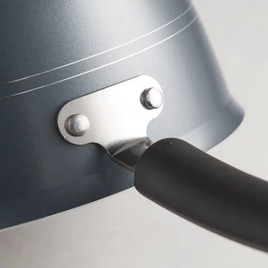 Tramontina 3qt Aluminum Non Stick Covered Sauce Pan - Blue image {3}