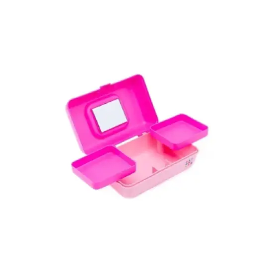 Caboodles Pretty In Petite Makeup Organizer - Hot Pink On Rose image {2}