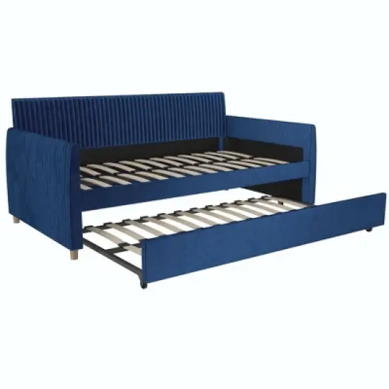 Twin Daphne Upholstered Daybed with Roll Out Trundle - Mr. Kate image {7}