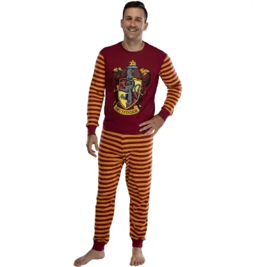 Harry Potter Hogwart's House Crest Tight Fit Adult Cotton Pajama Set image {5}