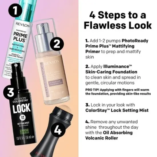 Revlon Illuminance Skin-Caring Foundation - 1 fl oz image {8}