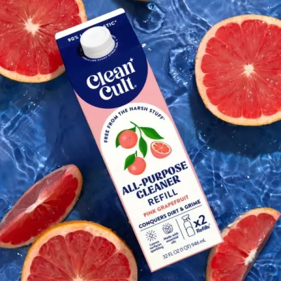 Cleancult All Purpose Cleaner Refill - Pink Grapefruit - 32 fl oz image {6}