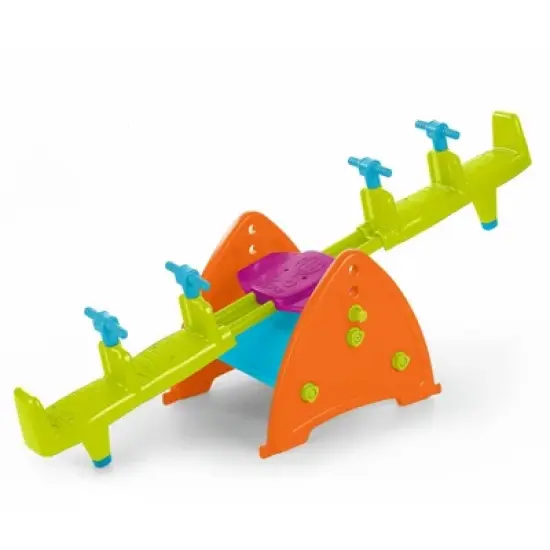 ECR4Kids Quad Seesaw, Play Structure, Multi image {6}