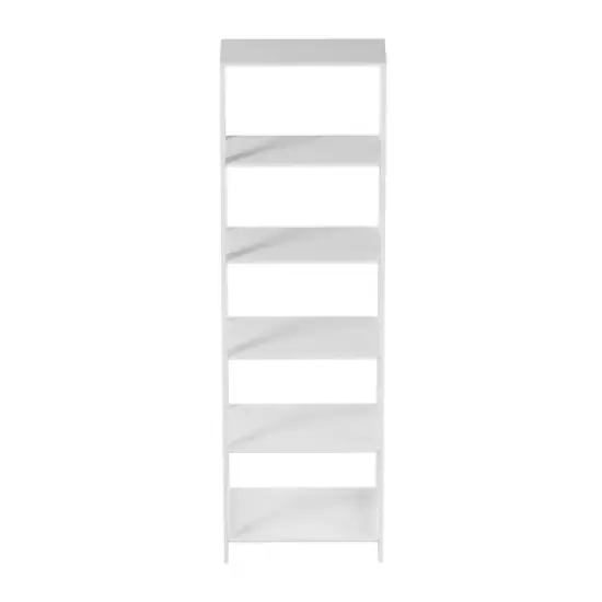 Hastings Home Ladder-Style 5-Tiered Bookcase image {1}