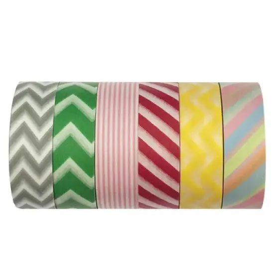 Wrapables Washi Masking Tape Collection, Premium Value Pack image {43}