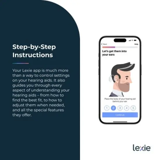 Lexie Lumen - Self-fitting OTC Hearing Aids for Adults and Seniors| Replaceable Batteries, Noise Reduction and Self-Fit Solution image {12}