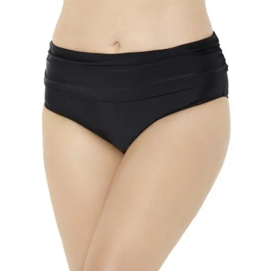 Swimsuits for All Women&rsquo;s Plus Size Foldover Swim Brief image {3}